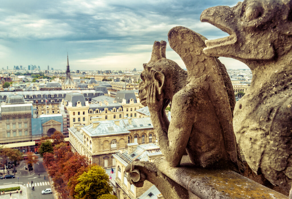 The gargoyles of Notre Dame