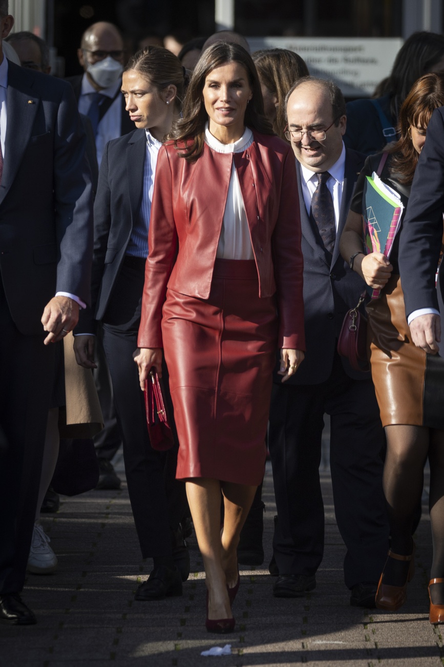 La reine Letizia assiste à l'Instituto Cervantes de Francfort