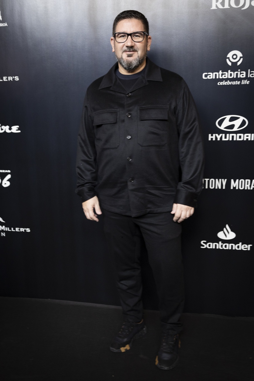 Dani García no tapete vermelho no Esquire Men of the Year Awards 2022