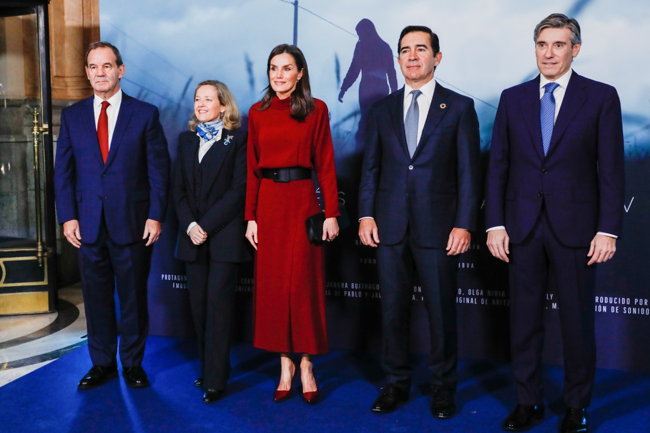 La reine Letizia assiste au 15e anniversaire de la BBVA Microfinance Foundation