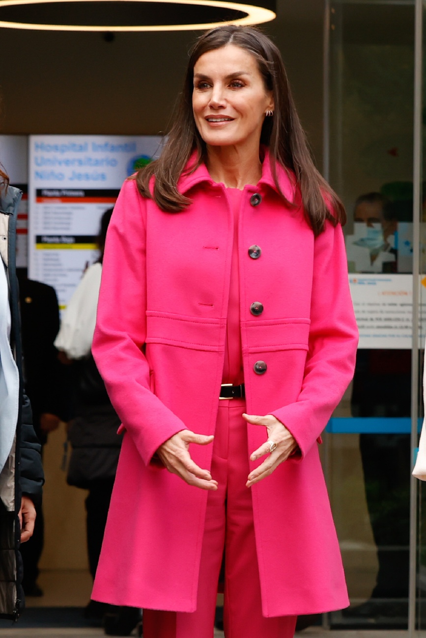 A Rainha Letizia queria ver o trabalho em primeira mão