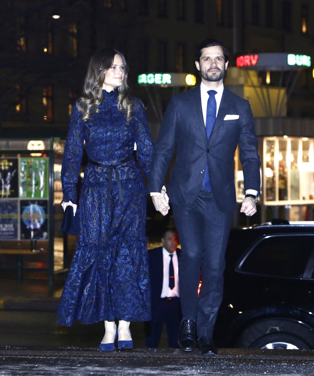 La princesse Sofia et le prince Carl Philip assistent au concert annuel de Noël de Vasastan