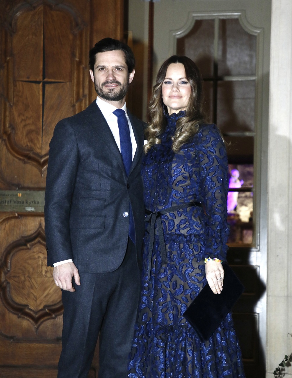 La princesse Sofia et le prince Carl Philip assistent au concert annuel de Noël de Vasastan