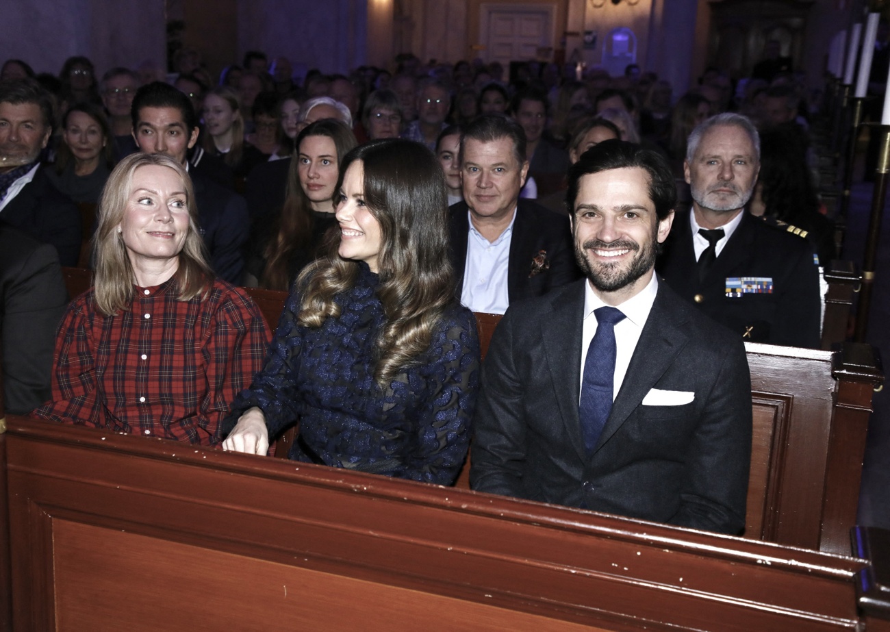 La princesse Sofia et le prince Carl Philip assistent au concert annuel de Noël de Vasastan