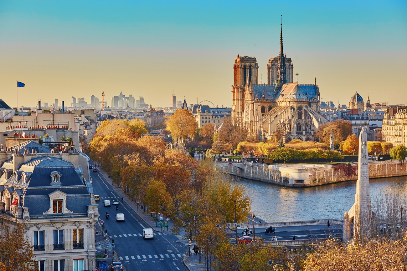 On the banks of the Seine