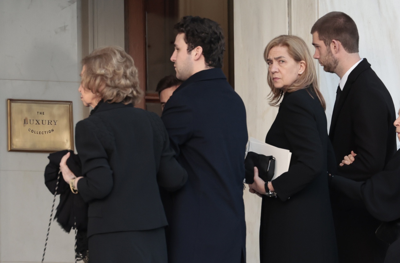 The Spanish royal family is together in Athens on the occasion of the burial of Constantine II of Greece