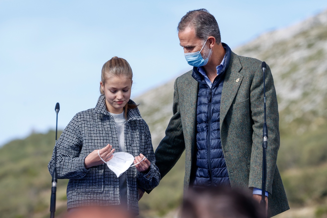 Leonor and Felipe at the Exemplary Village Awards 2021