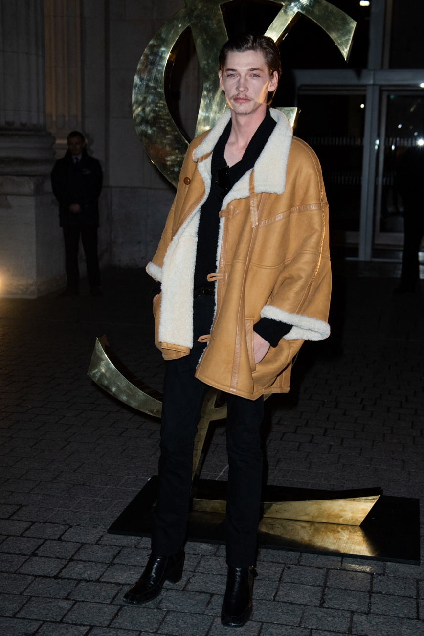 Jacob Lofland at Saint Laurent's Paris Fashion Week show