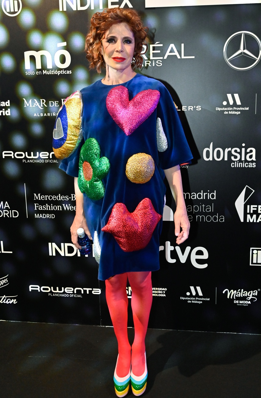 Ágatha Ruiz de la Prada at Mercedes-Benz Fashion Week