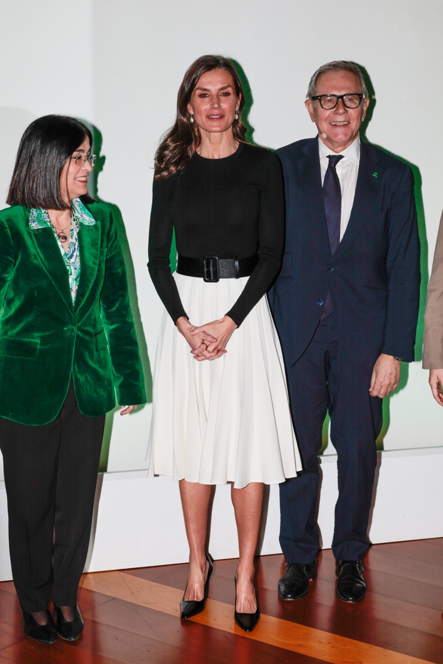 Queen Letizia, committed to the fight against cancer