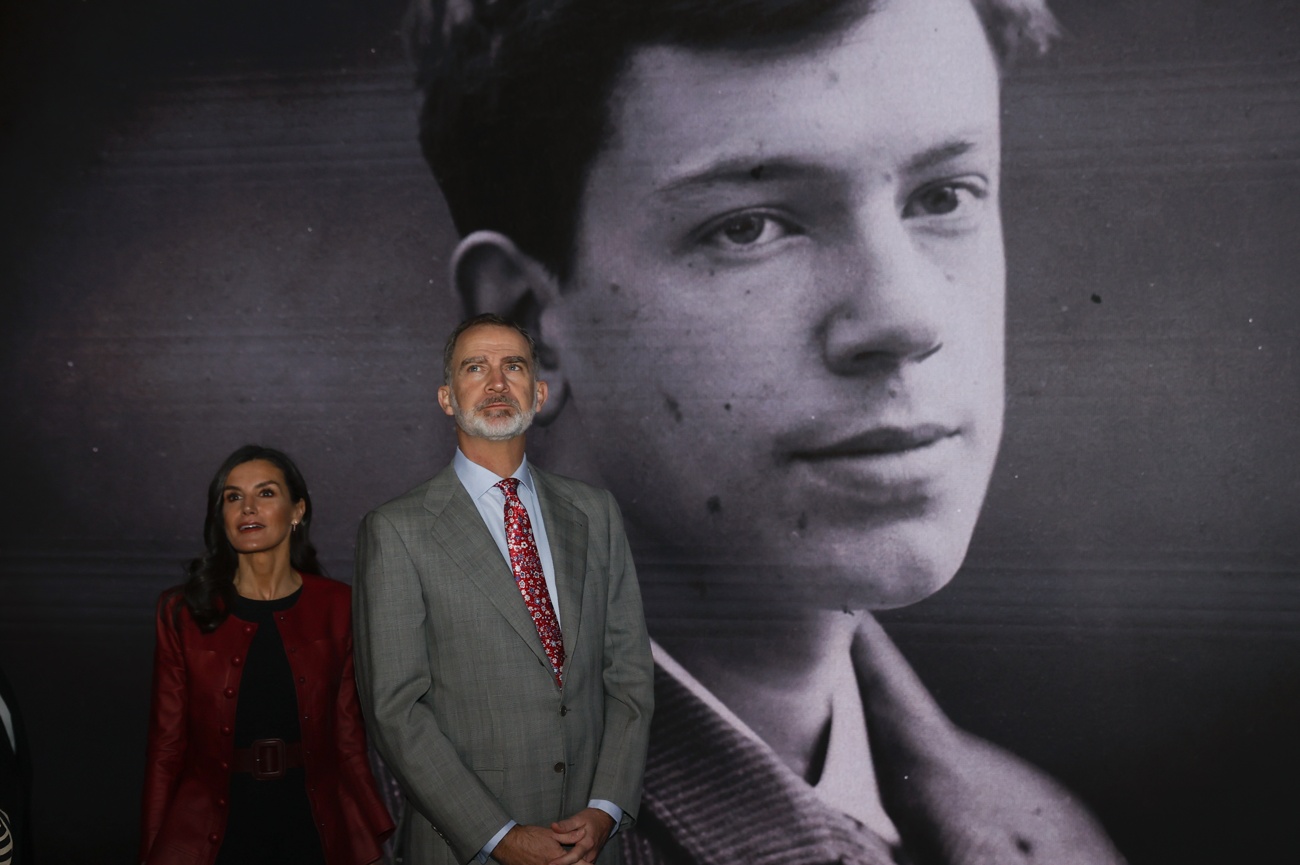 Queen Letizia and King Felipe at the opening of the new Joaquin Sorolla exhibition