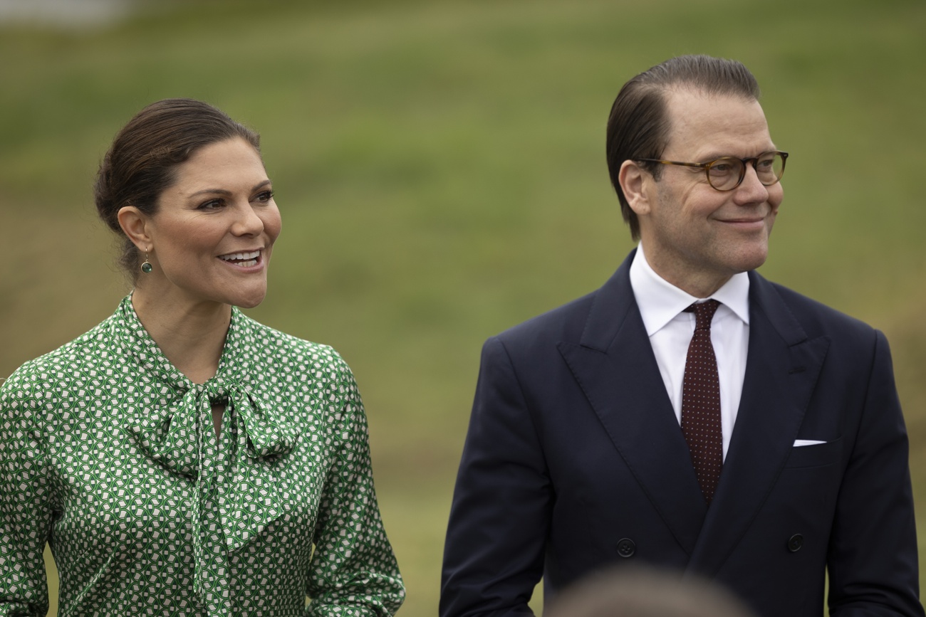 Prince Daniel, in an elegant suit