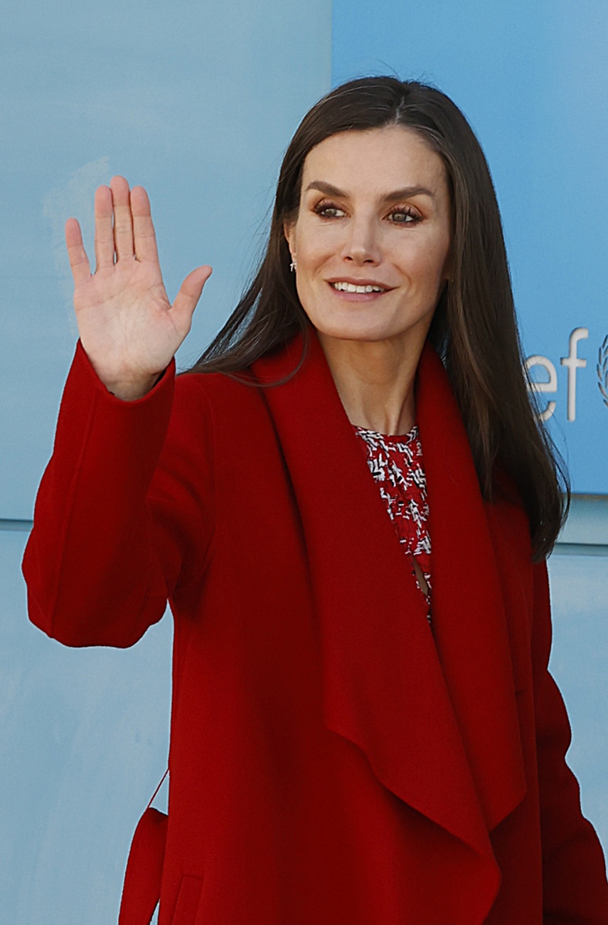 Queen Letizia attends her last workday of the week