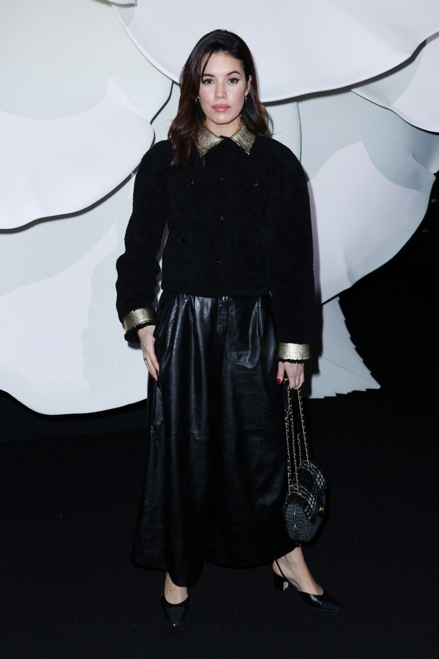 Gala Gordon at the Chanel fashion show during Paris Fashion Week