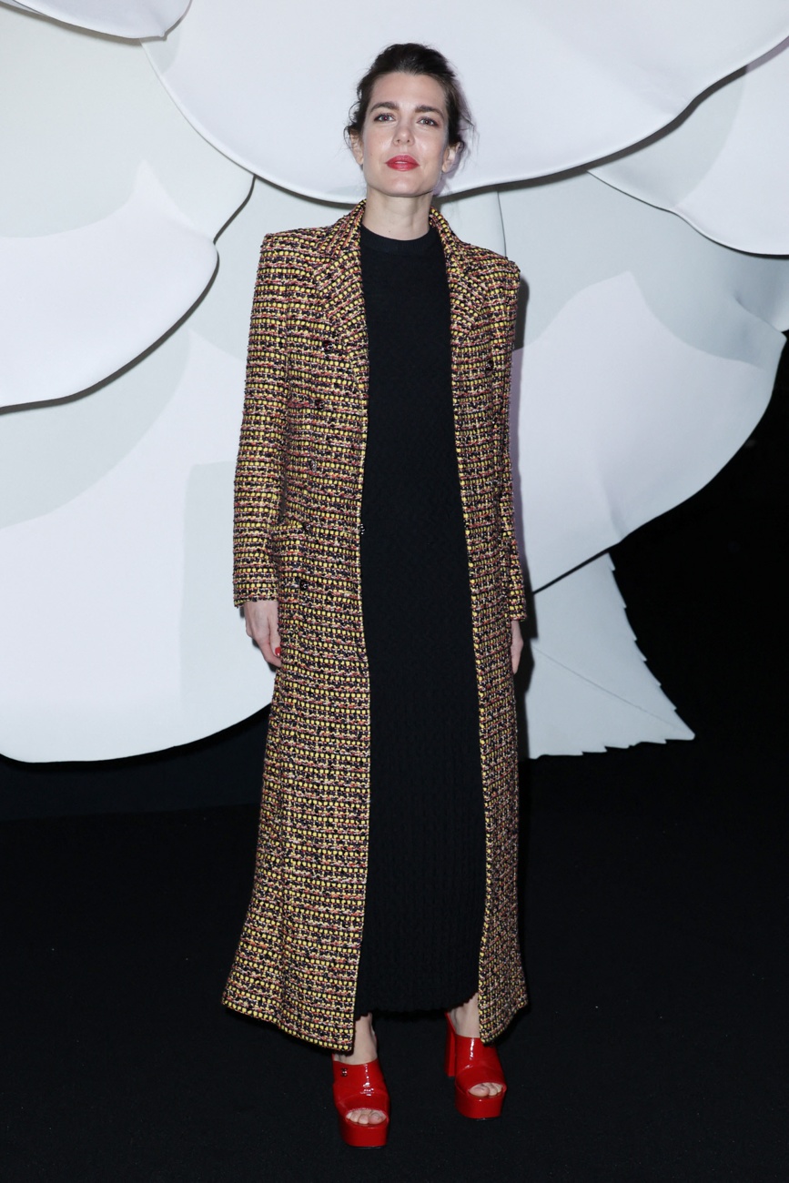 Carlota Casiraghi at the Chanel fashion show during Paris Fashion Week