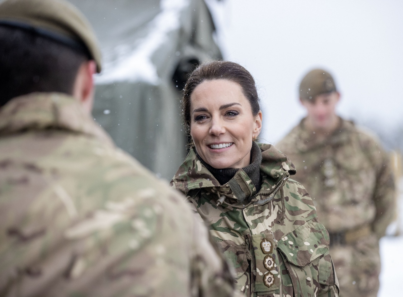 Kate Middleton took advantage of the day to learn more about the Irish Guards