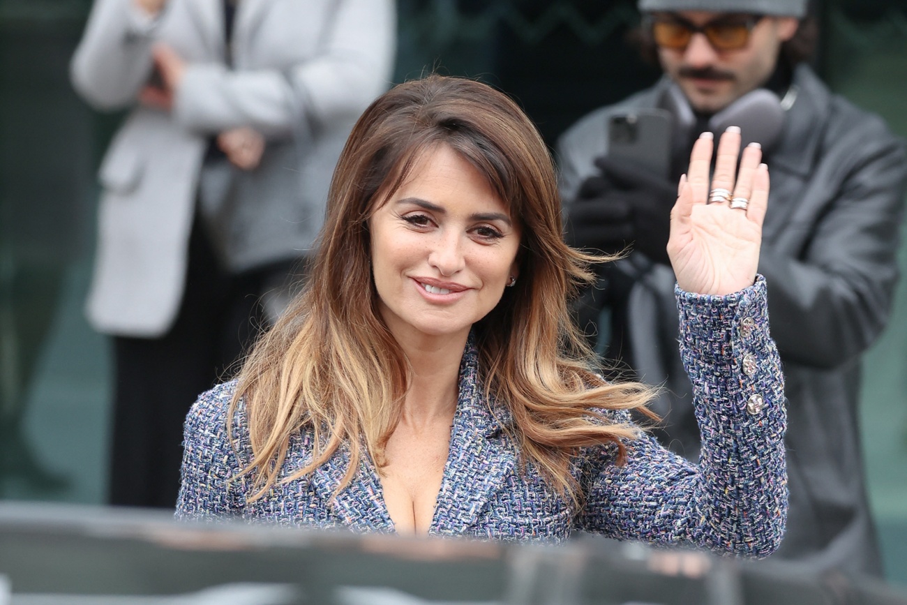 Penélope Cruz's Playful Take on the Classic Tweed Dress Includes Feathers