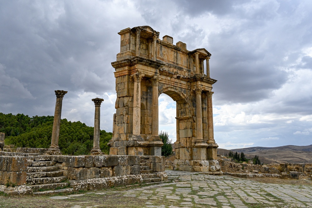 Arco de Caracalla (Djémila, Argelia)