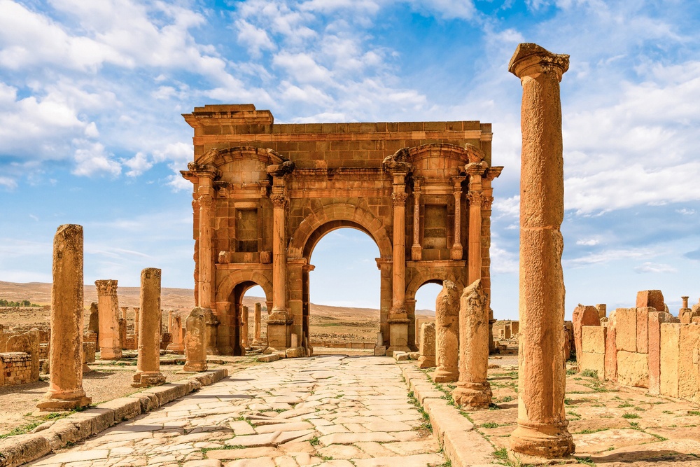 Arco de Trajano (Timgad, Argelia)