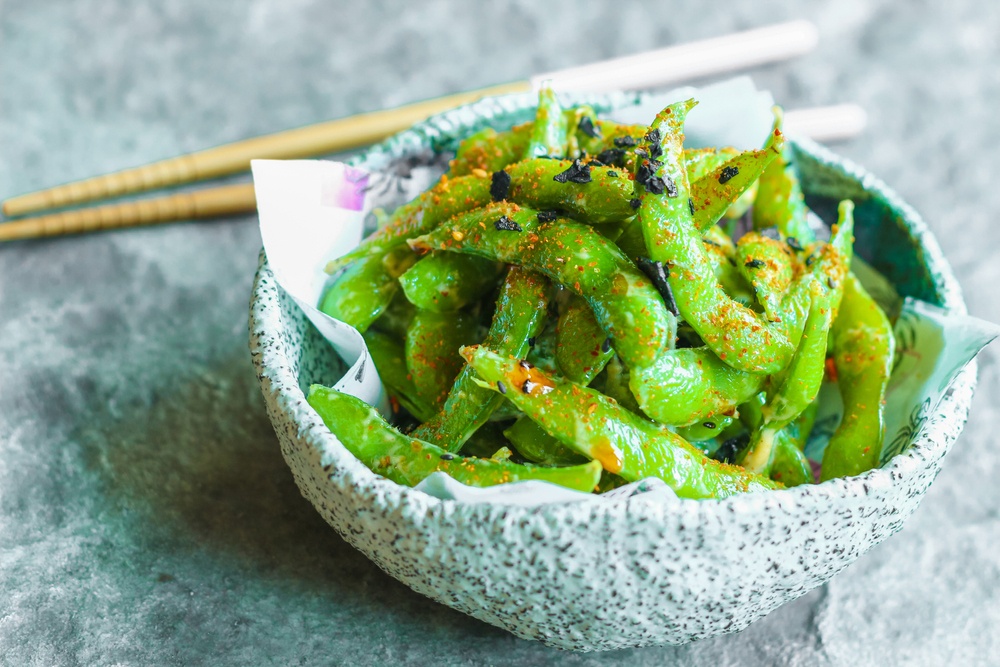 Edamame asado