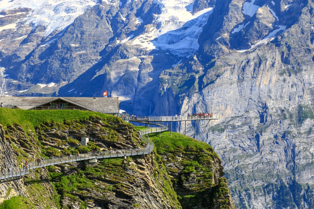 Primer paseo por los acantilados (Suiza)