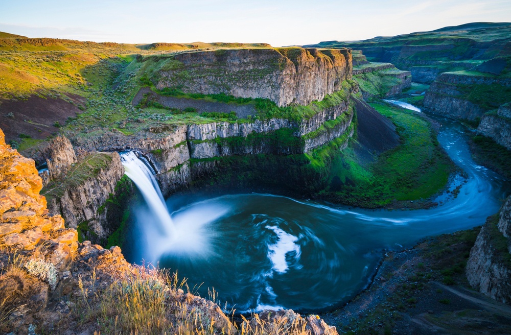 Descenso en kayak de las cataratas Palouse en Estados Unidos