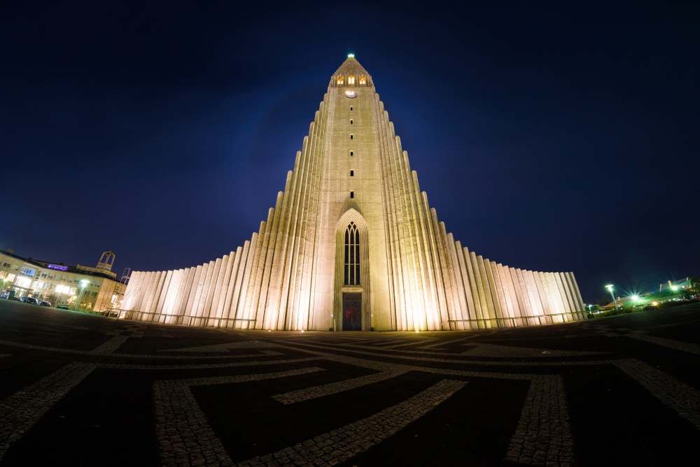 Iglesia de Hallgrímur en Reikiavik (Islandia)