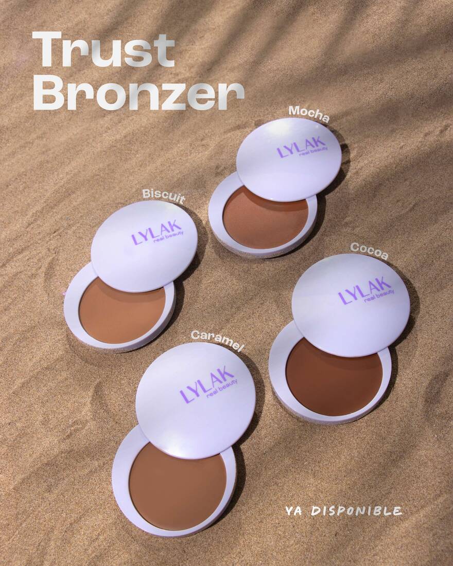 “Trust Bronzer”: la nueva colección de Lylak Beauty que se adapta a tu piel y que te hará confiar en un bronceado natural y satinado